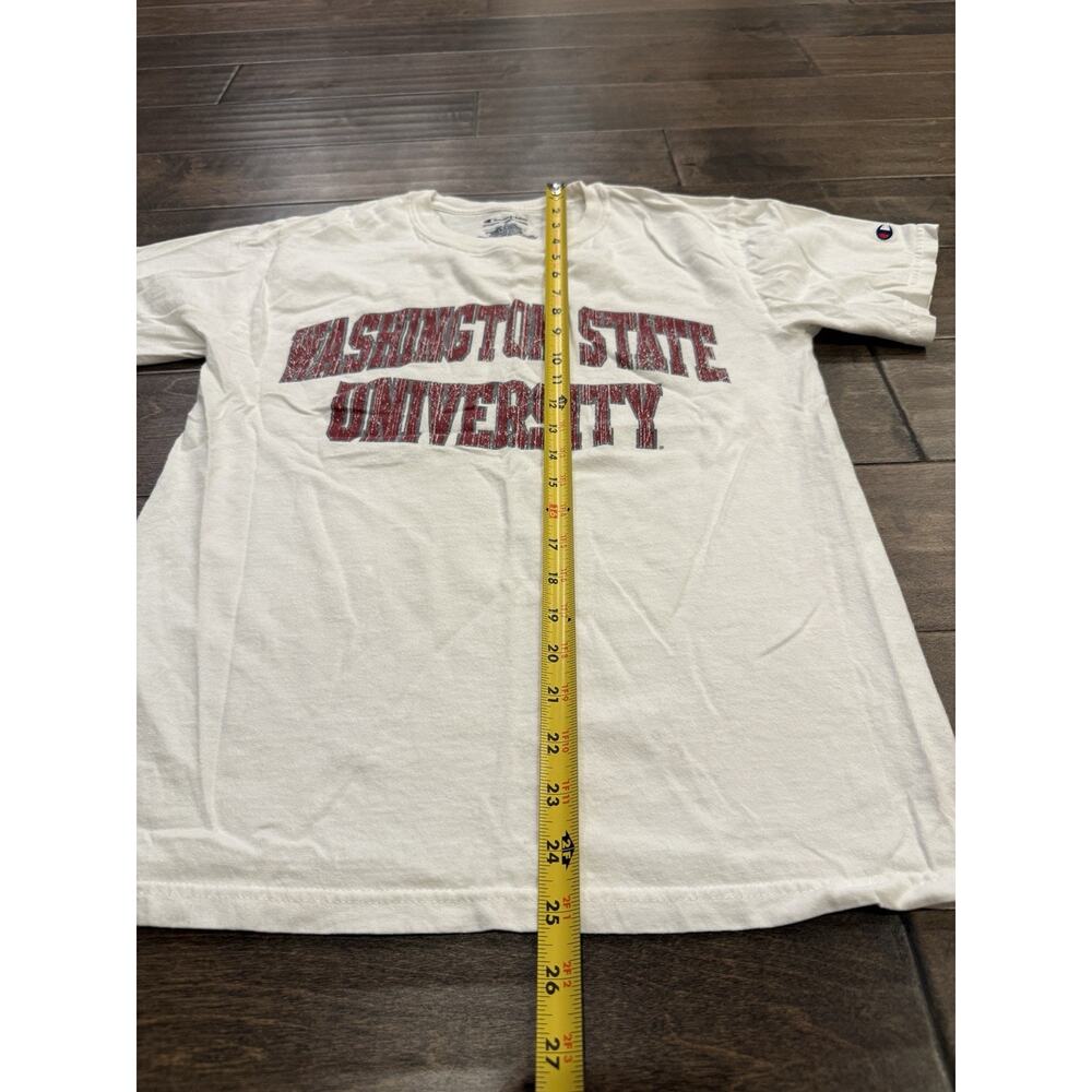 Champion Authentic Mens White Washington State University Cougars T-Shirt Size S - Picture 6 of 7